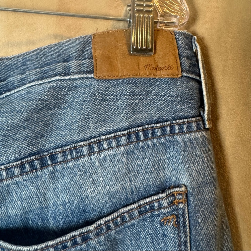 Madewell slouchy boy Jean‎ Blue Denim women’s Size 31 baggy - Picture 6 of 12